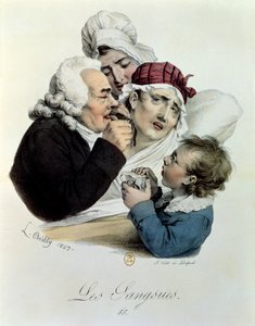 Bloedzuigers, gegraveerd door Delpech, 1827